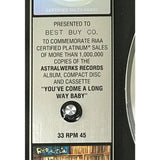 Fat Boy Slim You’ve Come A Long Way Baby RIAA Platinum Award - RARE - Record Award