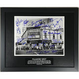 Fillmore West Collage Signed By 20 Artists w/Epperson LOA - Music Memorabilia Collage