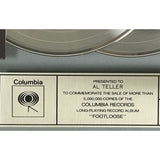 Footloose soundtrack 5x Multi-Platinum Label Award - Record Award