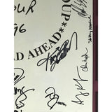 Fugees & Other Columbia Artists Signed Poster - Music Memorabilia Collage