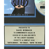 Garth Brooks debut No Fences & Ropin’ The Wind Label Award - Record Award