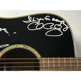 Garth Brooks Dierks Bentley Keith Urban + 6 Signed Takamine Guitar w/JSA LOA - RARE - Guitar