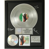 Genesis Invisible Touch RIAA 6x Multi-Platinum Album Award presented to/signed by Genesis