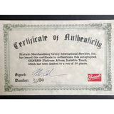 Genesis Invisible Touch RIAA 6x Multi-Platinum Album Award presented to/signed by Genesis
