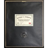 Genesis Invisible Touch RIAA 6x Multi-Platinum Album Award presented to/signed by Genesis