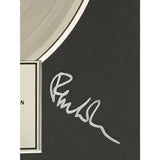 Genesis Invisible Touch RIAA 6x Multi-Platinum Album Award presented to/signed by Genesis