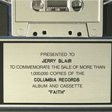 George Michael Faith RIAA Platinum Album Award - Record Award