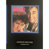 George Michael Signed Photo Collage w/Epperson LOA