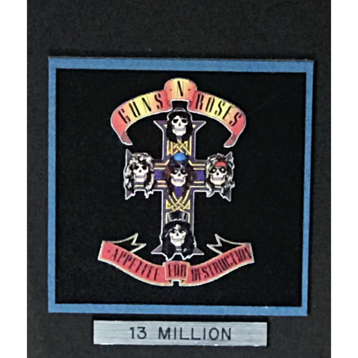 Guns N' Roses Appetite For Destruction RIAA 13x Multi