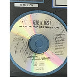 Guns N’ Roses Appetite For Destruction RIAA 13x Multi-Platinum Award presented to Steven Adler - RARE - Record Award