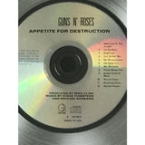 Guns N Roses Appetite For Destruction RIAA 18x Multi-Platinum Award presented to Guns N Roses - RARE