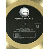 Guns N’ Roses Appetite For Destruction RIAA Gold LP Award - Record Award