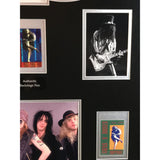 Guns N Roses Autographed Memorabilia Collage W/jsa Coa