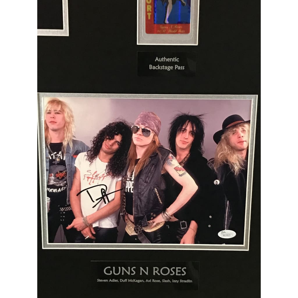 Axl Rose & Duff McKagan - Guns N Roses signed autographed 8 x 10 photo W/COA 2024