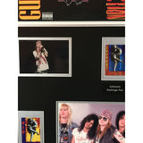 Guns N Roses Autographed Memorabilia Collage W/jsa Coa