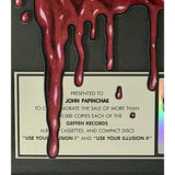 Guns N’ Roses Use Your Illusion I & II RIAA 3x Multi-Platinum Award - Record Award