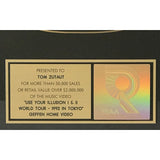 Guns N’ Roses Use Your Illusion I & II RIAA Gold Music Video Award - Record Award