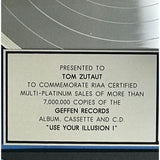 Guns N’ Roses Use Your Illusion I RIAA 7x Multi-Platinum Award - Record Award