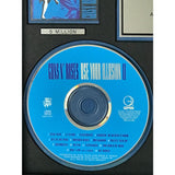 Guns N’ Roses Use Your Illusion II RIAA 7x Multi-Platinum Award - Record Award