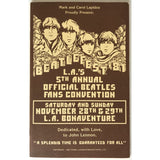 Harry Nilsson Autographed 1981 Beatlefest Program w/BAS LOA - Music Memorabilia Collage