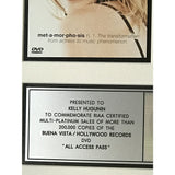 Hilary Duff All Access Pass RIAA Multi-Platinum Video Award - Record Award