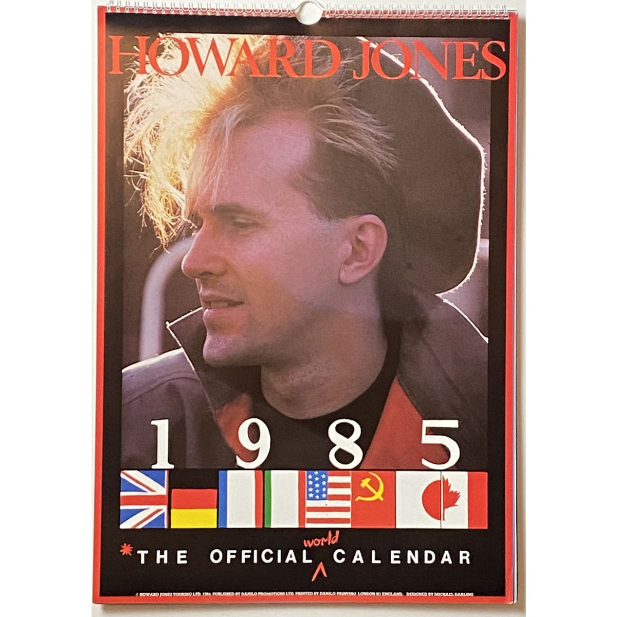Howard Jones 1985 Vintage Calendar – MusicGoldmine.com