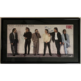 Huey Lewis & The News Fore! Poster signed by full group - Music Memorabilia