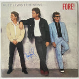 Huey Lewis & The News Fore! Promo LP signed by Lewis w/BAS COA - Music Memorabilia