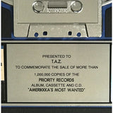 Ice Cube AmeriKKKa’s Most Wanted RIAA Platinum Album Award - Record Award