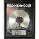 Imagine Dragons Night Visions RIAA Platinum Album Award - Record Award