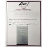 Iron Butterfly 1967 Contract Collage signed by 5 - Epperson LOA - RARE - Music Memorabilia Collage