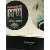 Iron Maiden 2 Minutes To Midnight Maxi-Single Art Proof - RARE - Music Memorabilia Collage