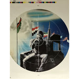 Iron Maiden 2 Minutes To Midnight Maxi-Single Art Proof - RARE - Music Memorabilia Collage