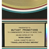 Jamiroquai Travelling Without Moving RIAA Gold Album Award - Record Award