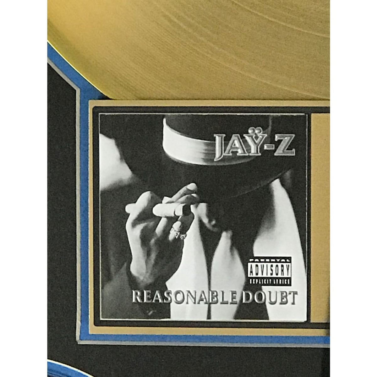 Jay-Z Reasonable Doubt RIAA Gold LP Award - RARE