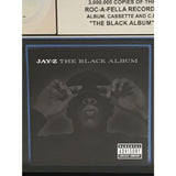 Jay-Z The Black Album RIAA 3x Multi-Platinum Album Award presented to Leslie West of Mountain- RARE - Record Award