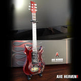 Jerry Garcia Top Hat Dead Head Tribute Mini Guitar Replica - Miniatures