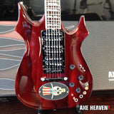 Jerry Garcia Top Hat Dead Head Tribute Mini Guitar Replica - Miniatures