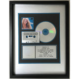 Jessica Simpson I Wanna Love You Forever RIAA Platinum Single Award - Record Award