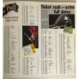 Jethro Tull 1993 UK Concert Tour Program - Music Memorabilia