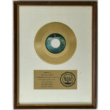 John Lennon Instant Karma RIAA White Matte Gold 45 Award presented to John Lennon - RARE - Record Award