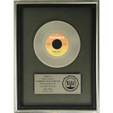 Johnnie Taylor Disco Lady RIAA Platinum 45 Single Award - Record Award
