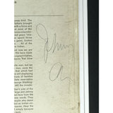 Johnny Cash album collage signed by Cash w/PSA COA - Music Memorabilia