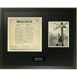 Johnny Cash album collage signed by Cash w/PSA COA - Music Memorabilia