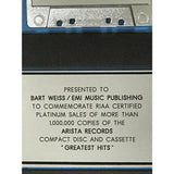 Kenny G Greatest Hits RIAA Platinum Album Award