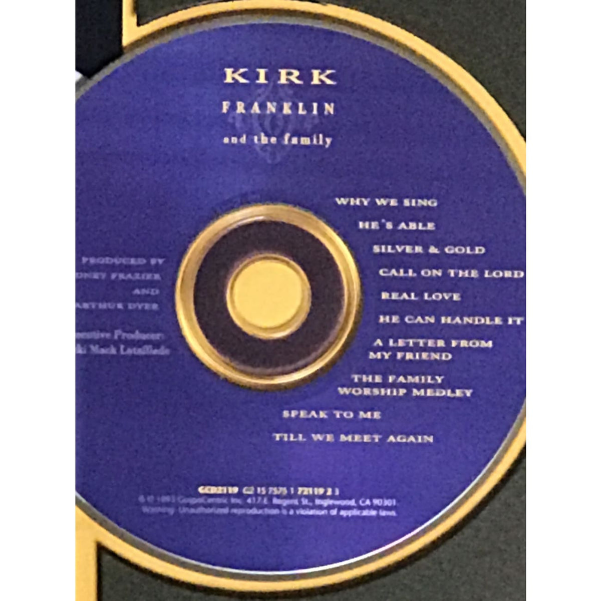 Kirk Franklin & the Family debut RIAA Gold Album Award