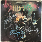 KISS Alive! LP signed Stanley Simmons Frehley Criss w/Epperson LOA - RARE - Music Memorabilia