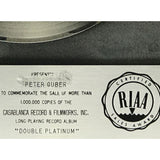 KISS Double Platinum RIAA Platinum LP Award