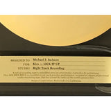 KISS Lick It Up album Ampex Golden Reel Award - Record Award