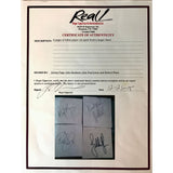 Led Zeppelin Collage signed by Bonham Jones Page Plant - Epperson LOA - RARE - Music Memorabilia Collage